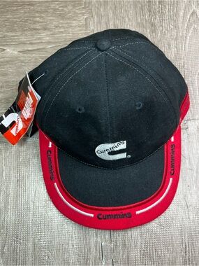 Cummins Black & Red Logo Baseball Cap (New W/Tags fast shipping)